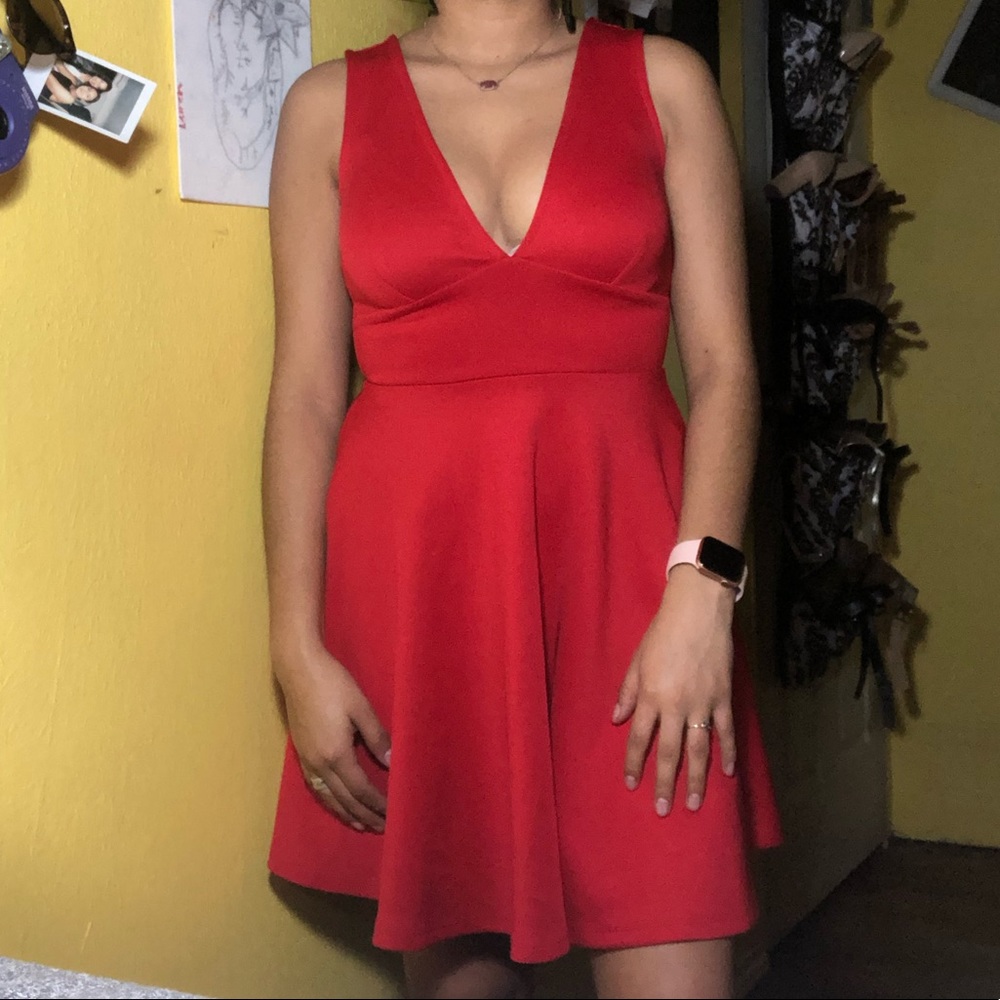 Forever21 Red Silky dress